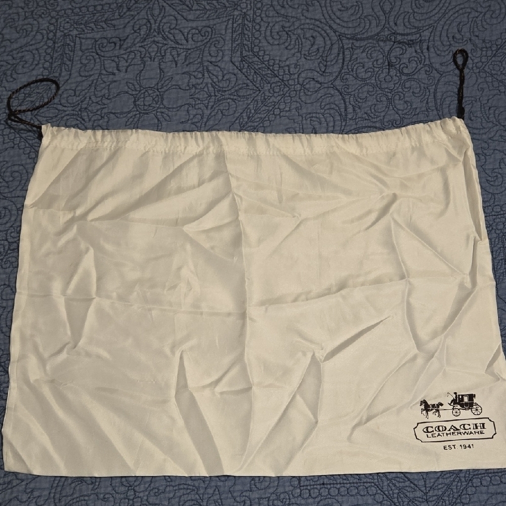 Coach Leatherware Purse Drawstring Dust Jacket